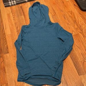Men's Blue Hooded Sweater